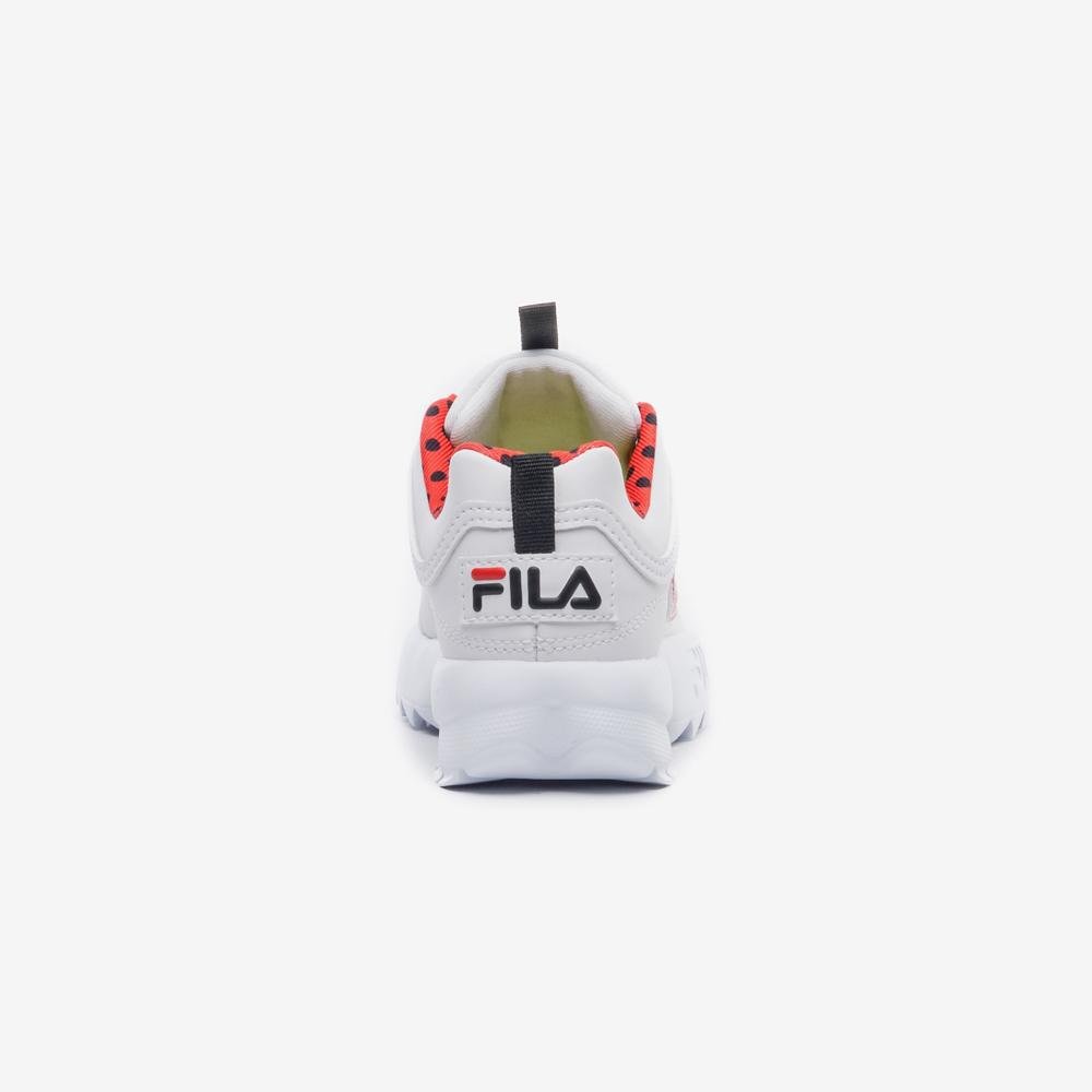 Tênis Fila Disruptor Infantil Branco/Vermelho 6