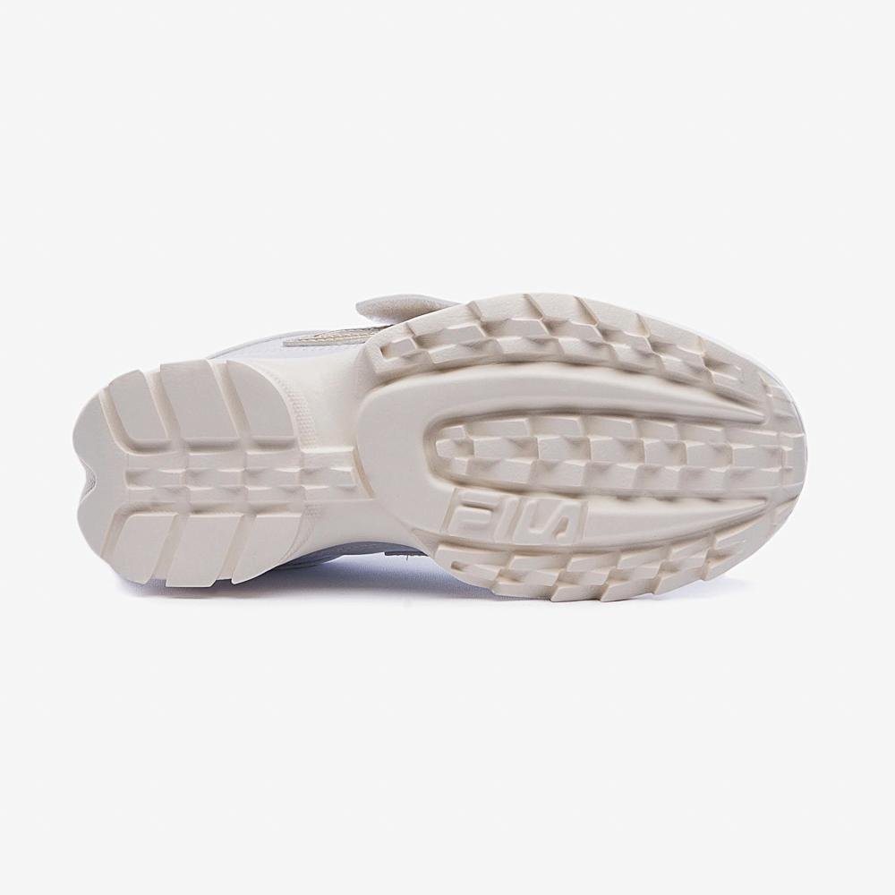 Tênis Fila Disruptor Vlc Infantil Branco/Dourado 5