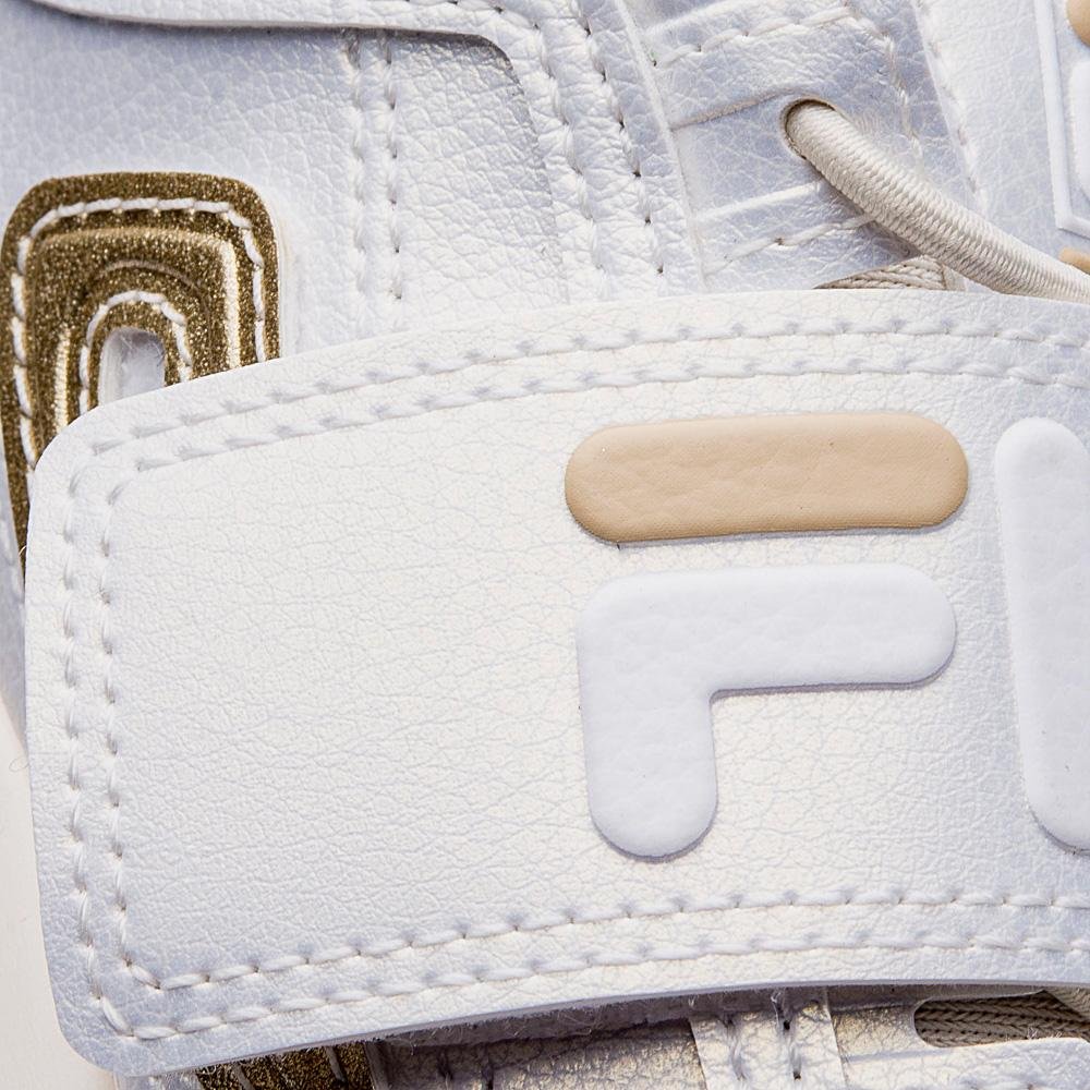 Tênis Fila Disruptor Vlc Infantil Branco/Dourado 7