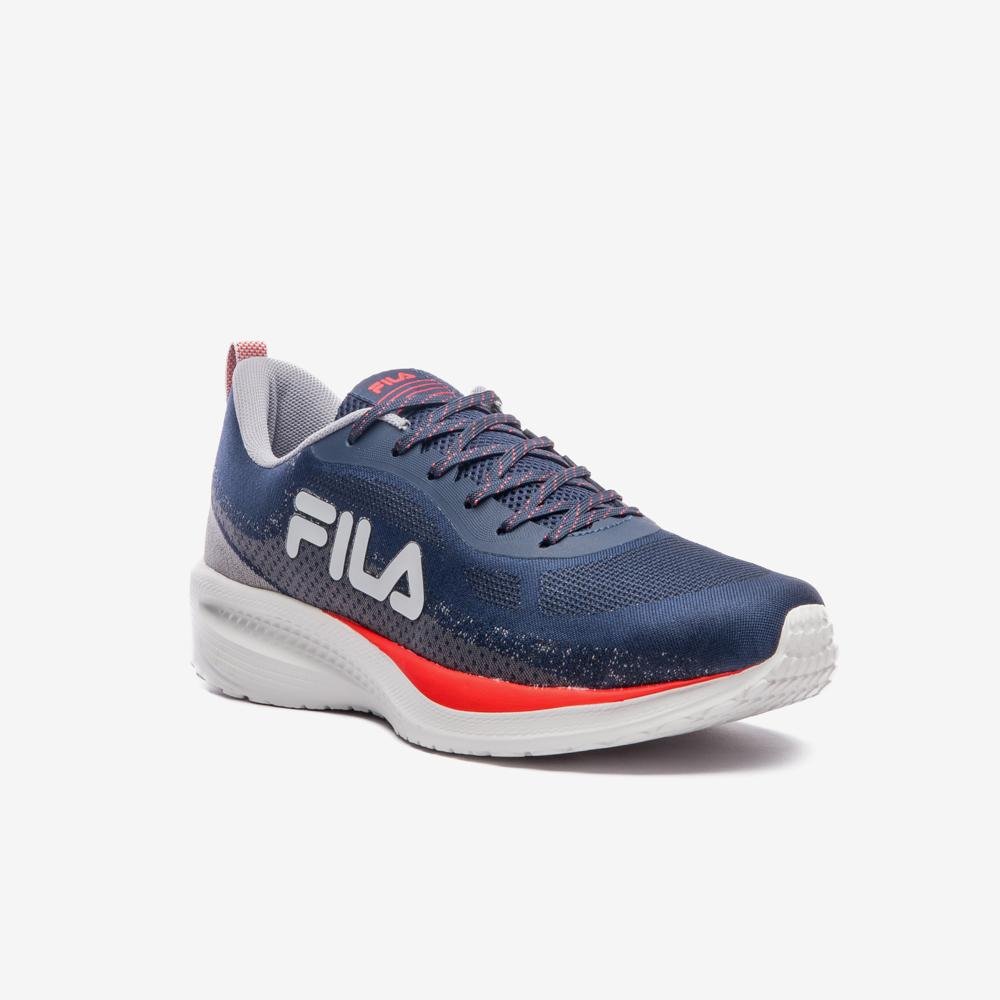 Tênis Fila Efecto 2 Masculino Azul/Laranja 3
