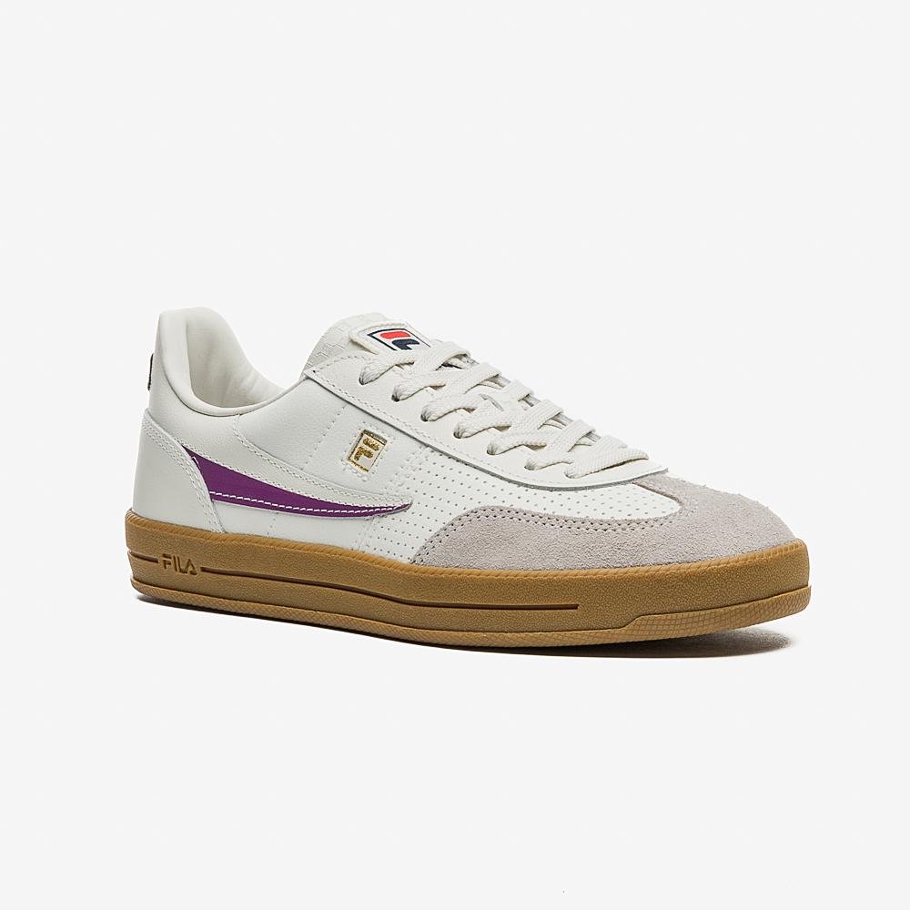Tênis Fila Fx Court 70 Vintage Feminino Branco/Lilás 3
