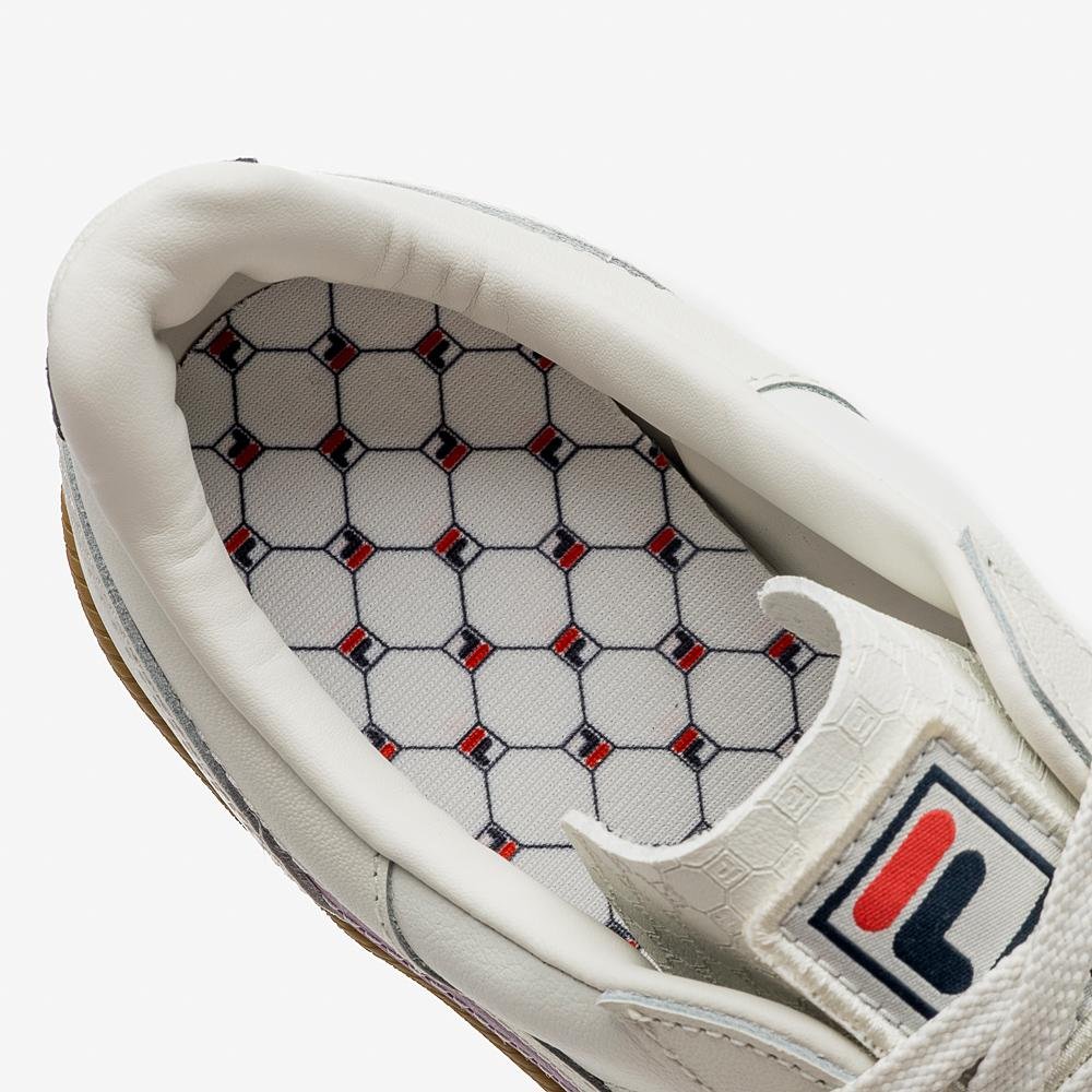 Tênis Fila Fx Court 70 Vintage Feminino Branco/Lilás 9