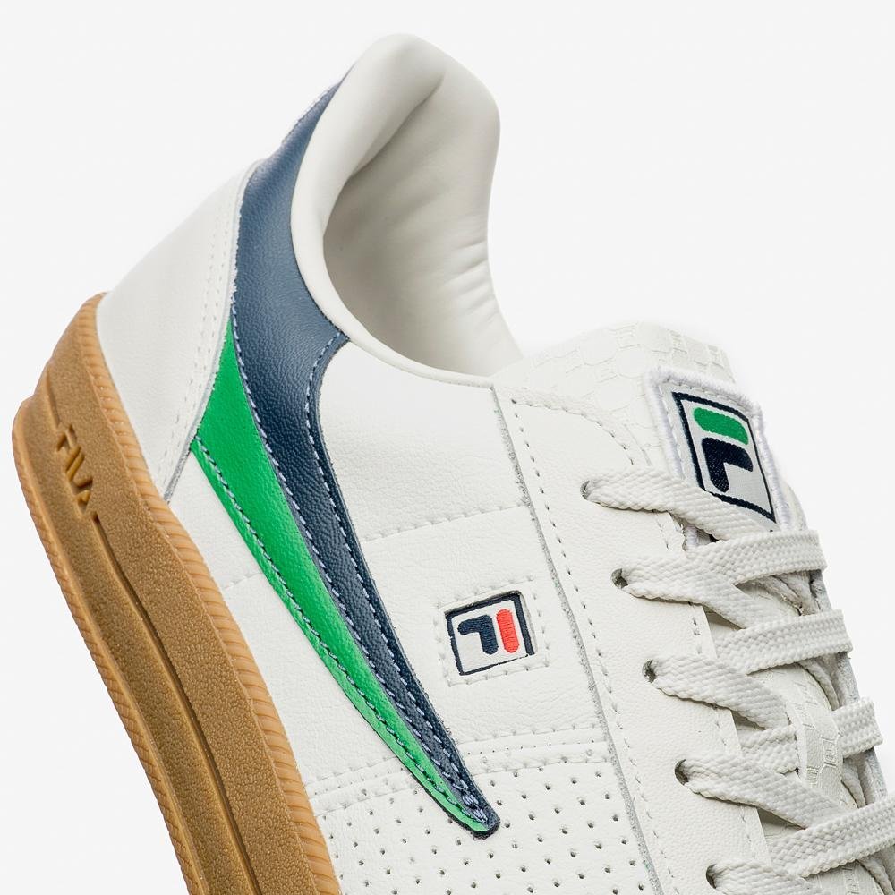 Tênis Fila Fx Court 70 Vintage Feminino Branco/Azul/Verde 8