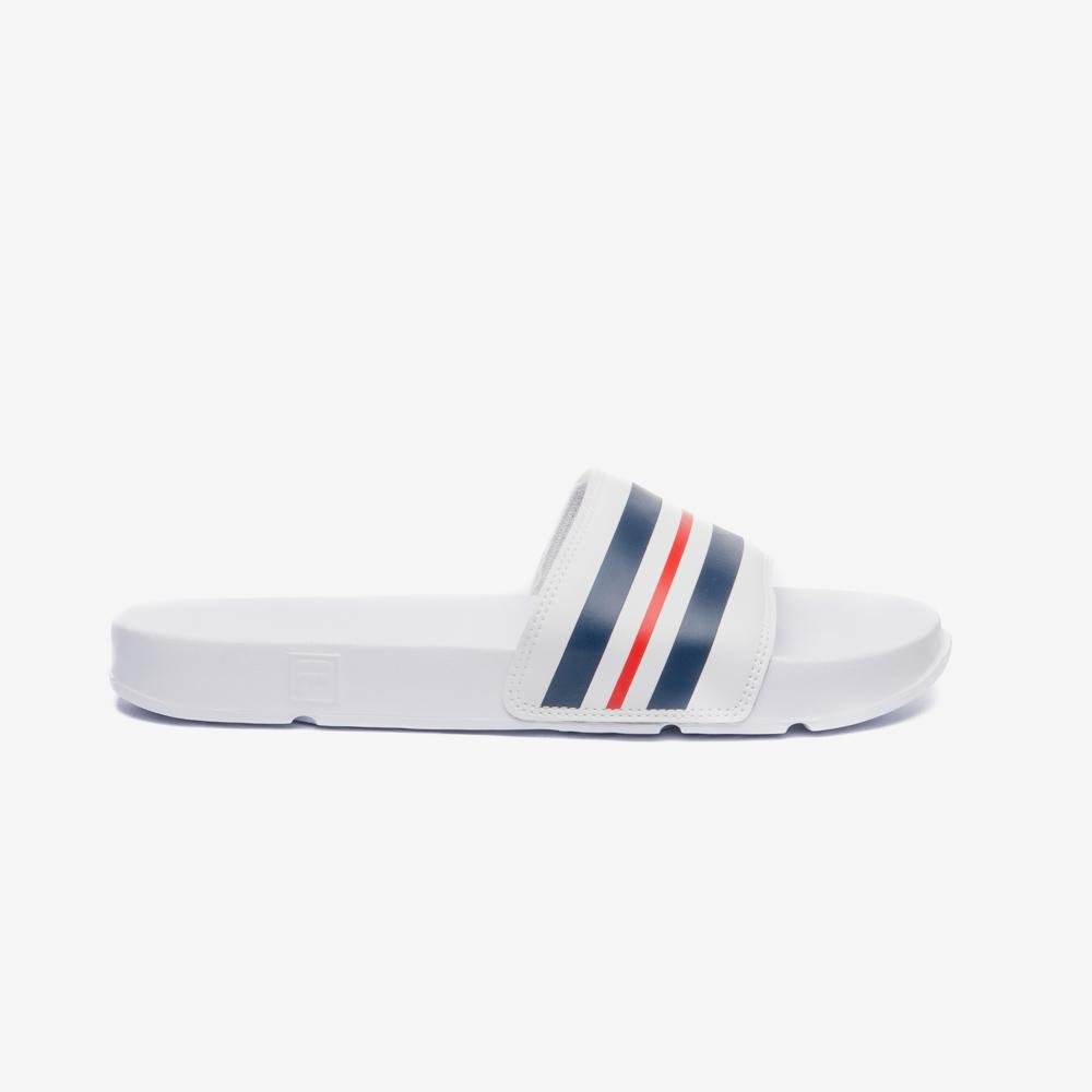 Chinelo Fila Drifter Stripes Feminino Branco 1