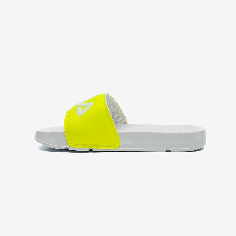 Chinelo Fila Drifter Infantil Amarelo/Branco 2