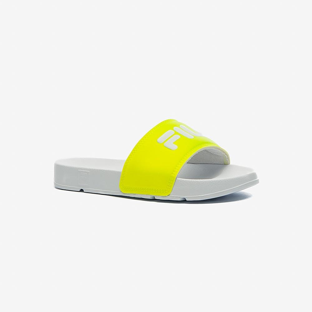 Chinelo Fila Drifter Infantil Amarelo/Branco 3