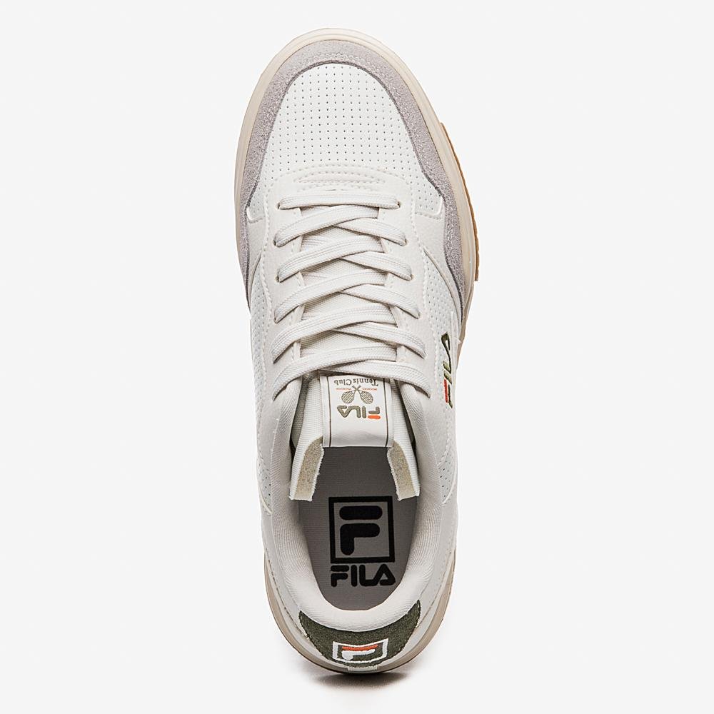 Tênis Fila Original Fitness Tennis Club II Masculino Branco/Cinza/Verde 4