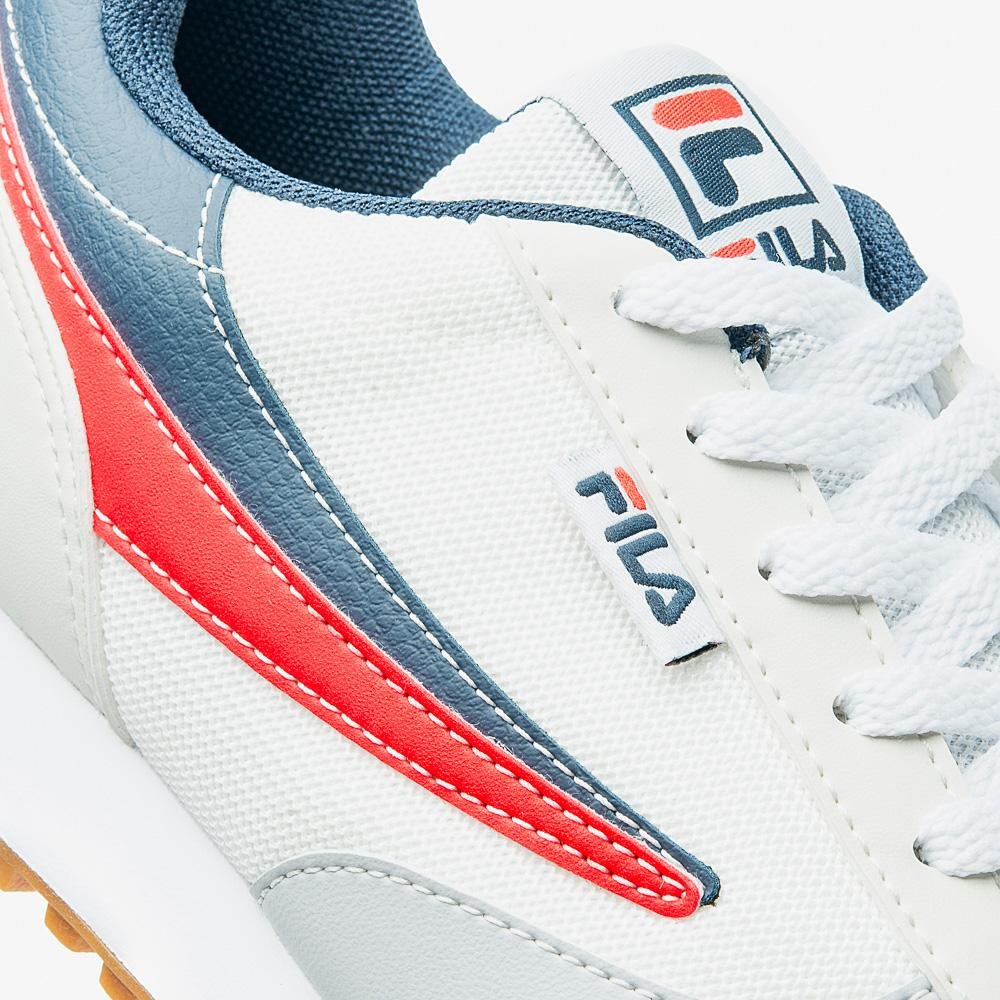 Tênis Fila Renno Classic Masculino Branco/Azul/Vermelho 7