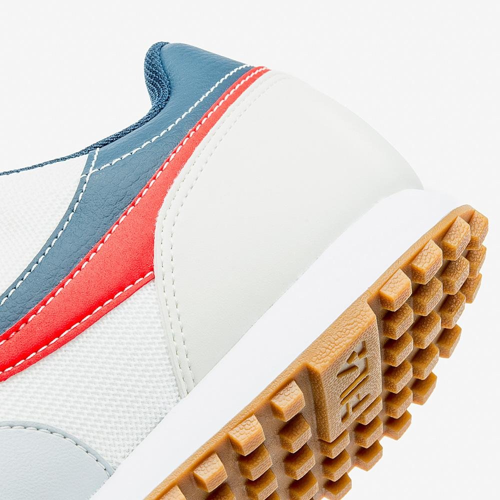 Tênis Fila Renno Classic Masculino Branco/Azul/Vermelho 8