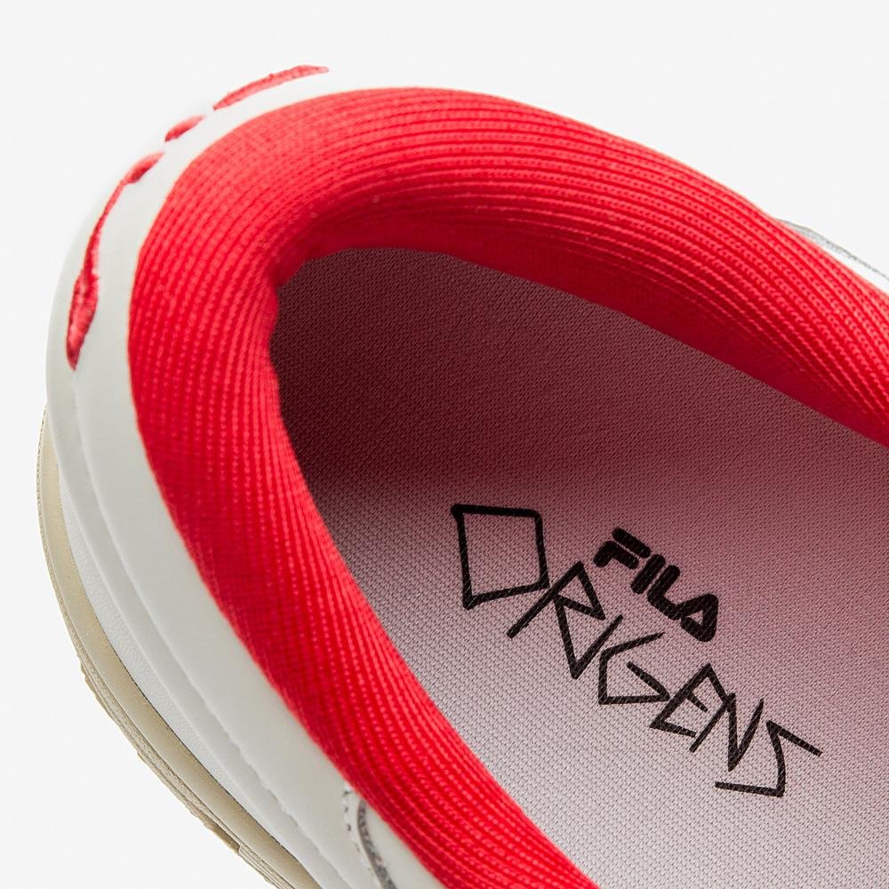 Tênis Fila Tennis 88 Origens Masculino Branco/Laranja 8