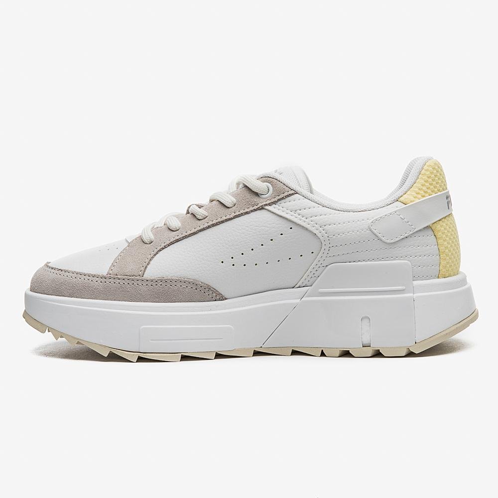 Tênis Fila Tormo Classic Feminino Branco/Bege/Amarelo 2