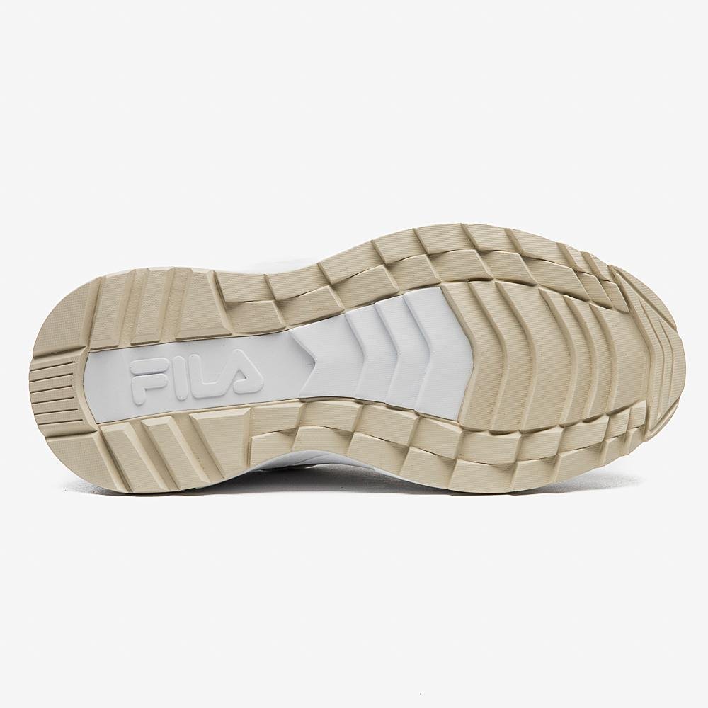 Tênis Fila Tormo Classic Feminino Branco/Bege/Amarelo 5