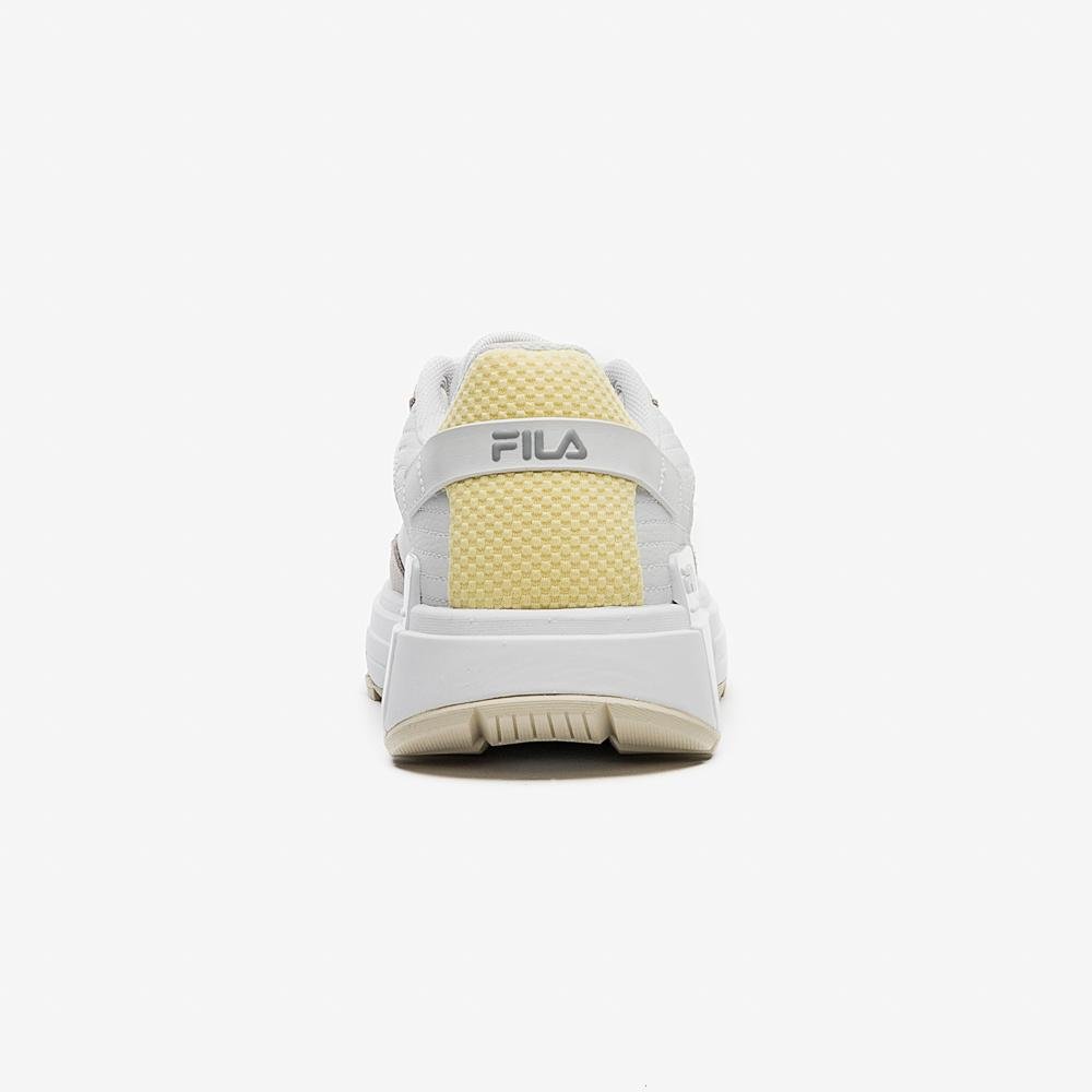Tênis Fila Tormo Classic Feminino Branco/Bege/Amarelo 6