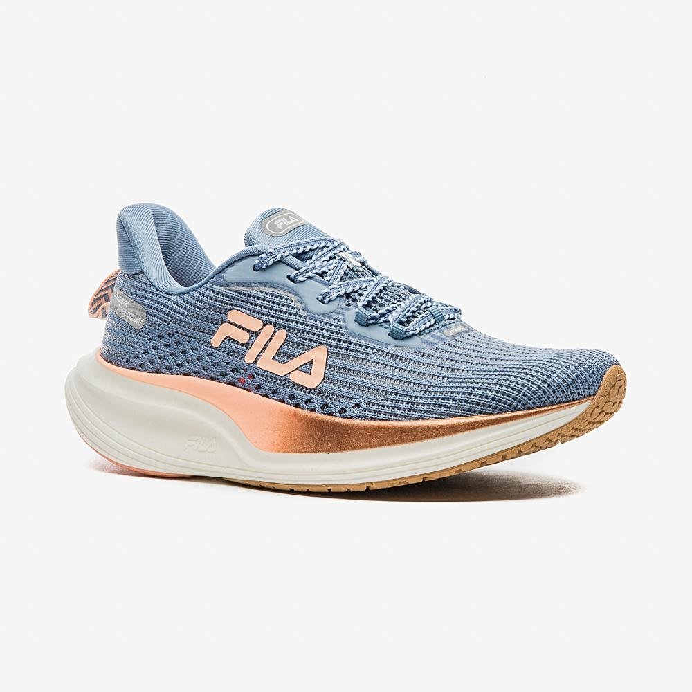 Tênis Fila Racer Speedzone Feminino Azul/Laranja 3