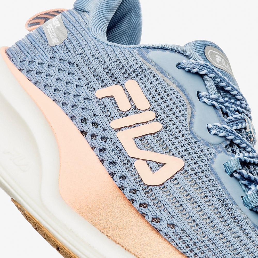 Tênis Fila Racer Speedzone Feminino Azul/Laranja 8