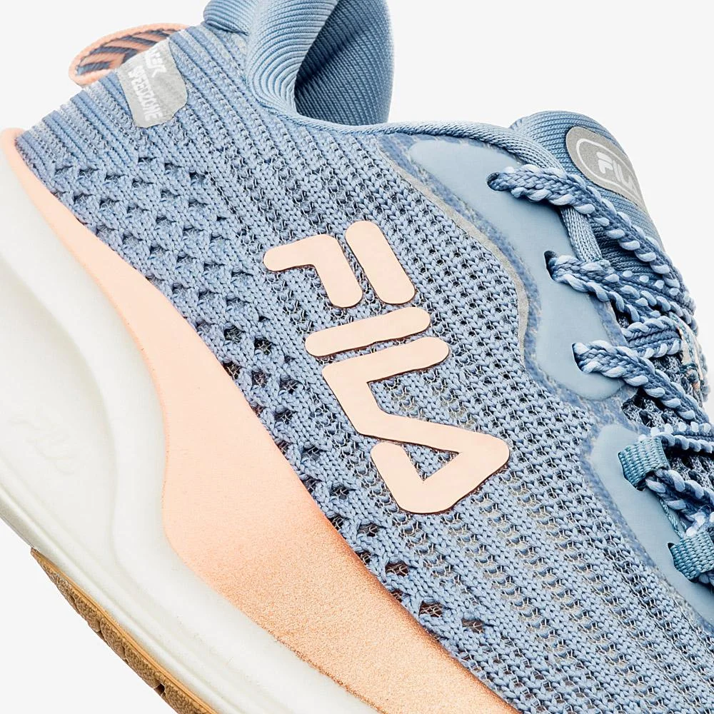 Tênis Fila Racer Speedzone Feminino Azul/Laranja 8