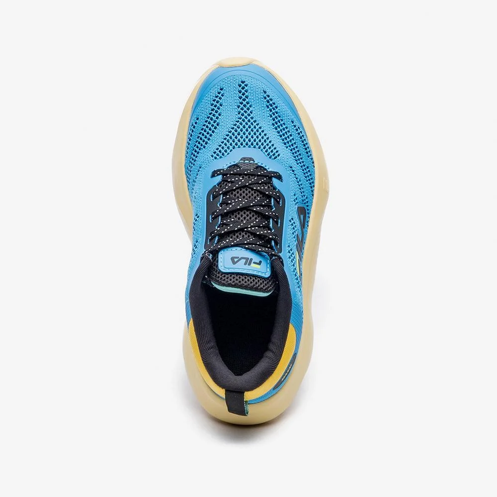 Tênis Fila Maxxi Infantil Azul/Amarelo 4