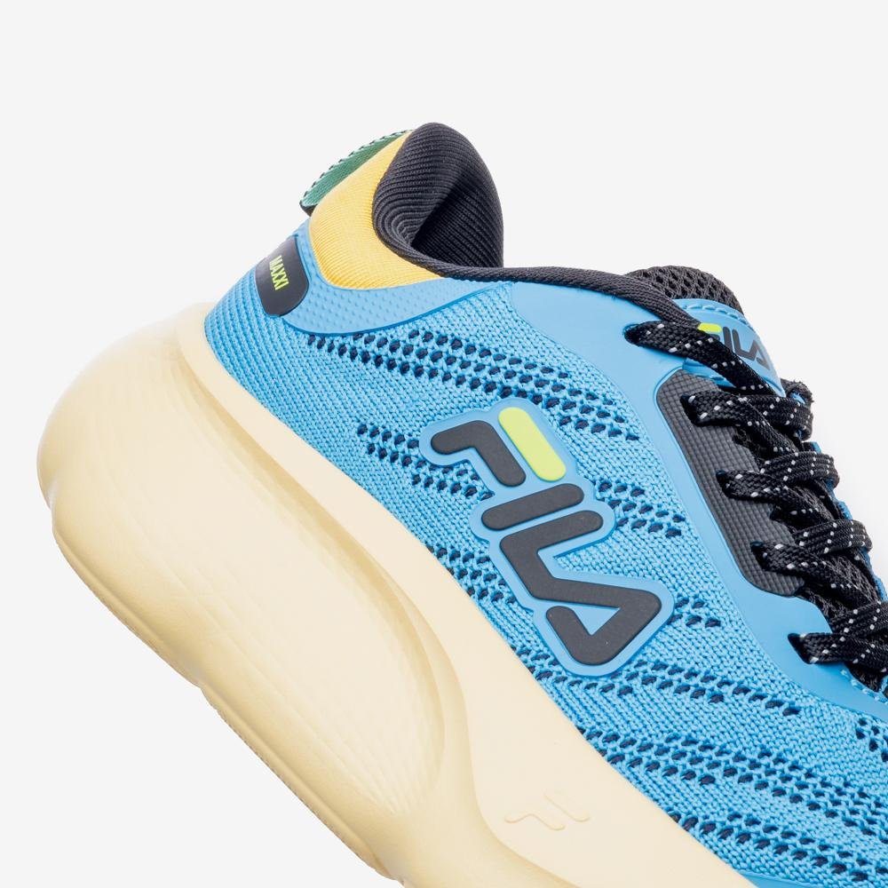 Tênis Fila Maxxi Infantil Azul/Amarelo 7