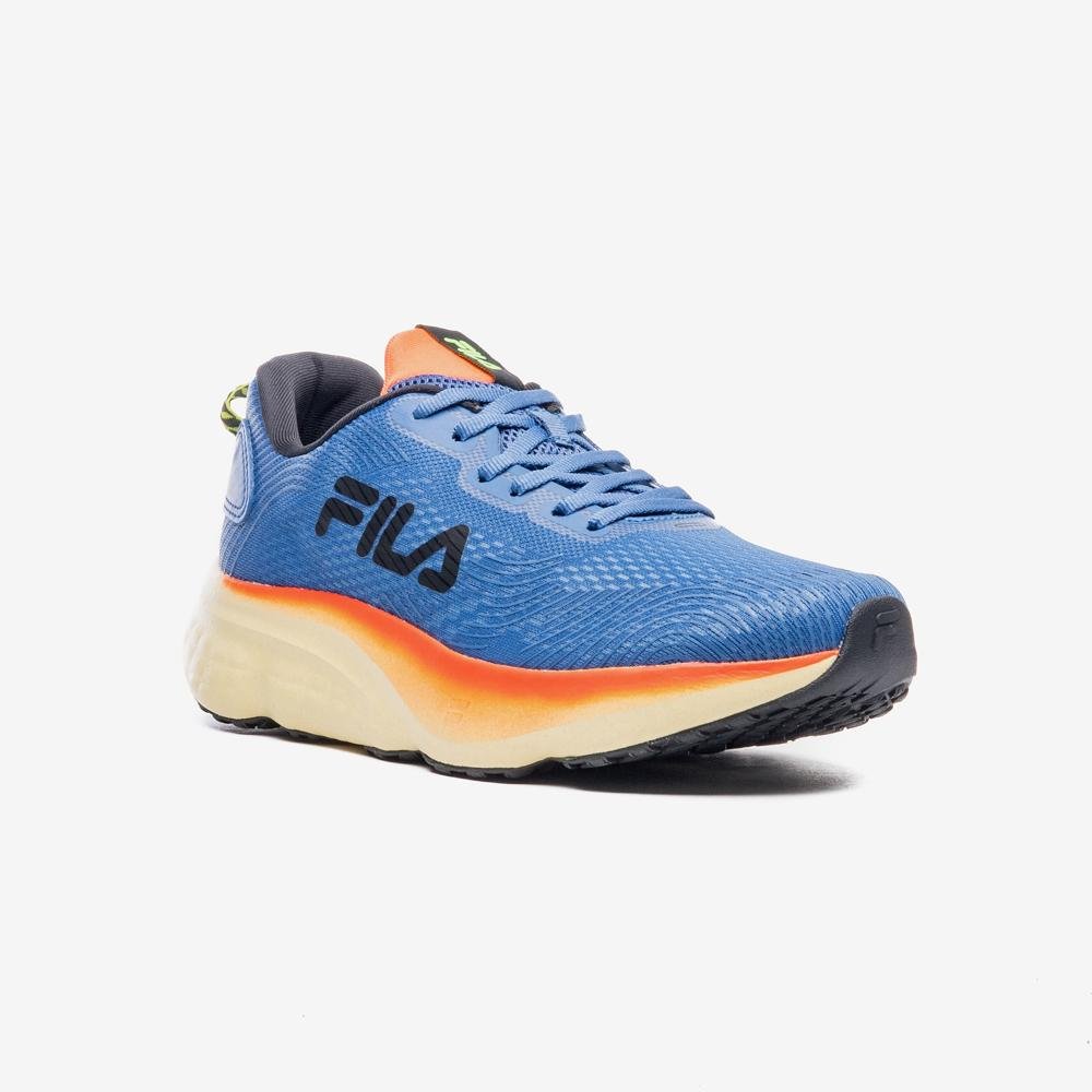 Tênis Fila Maxximus Masculino Azul/Laranja 3