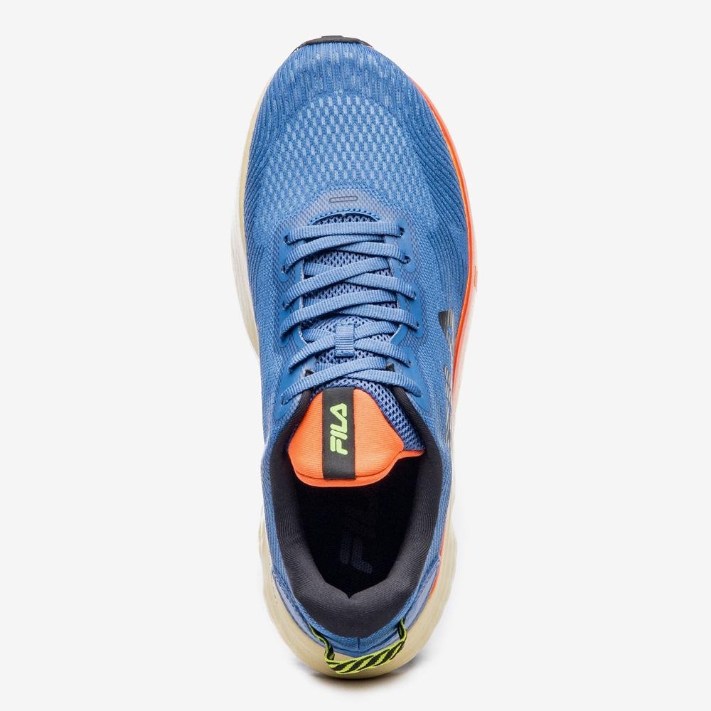 Tênis Fila Maxximus Masculino Azul/Laranja 4