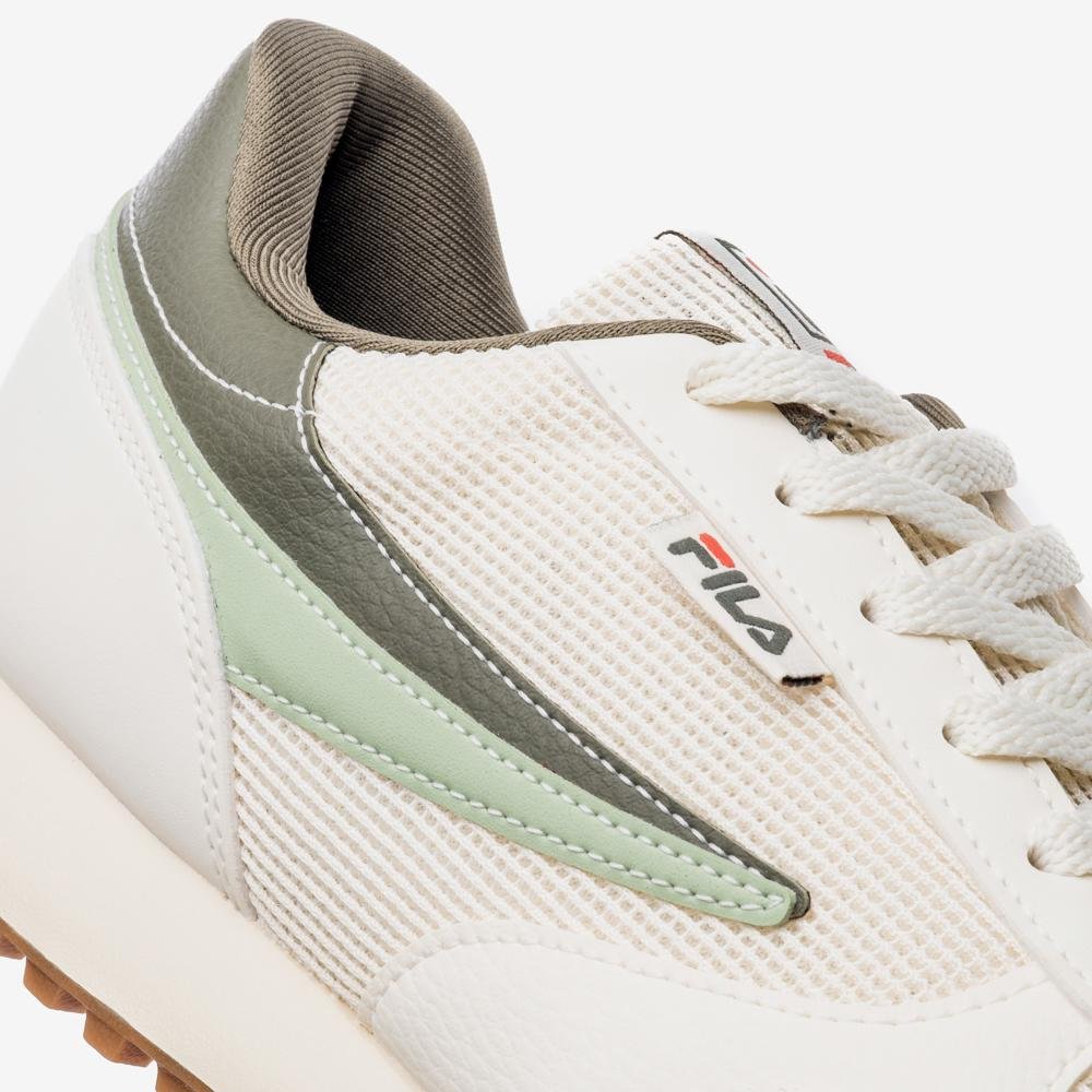 Tênis Fila Renno Classic Masculino Bege/Verde 7