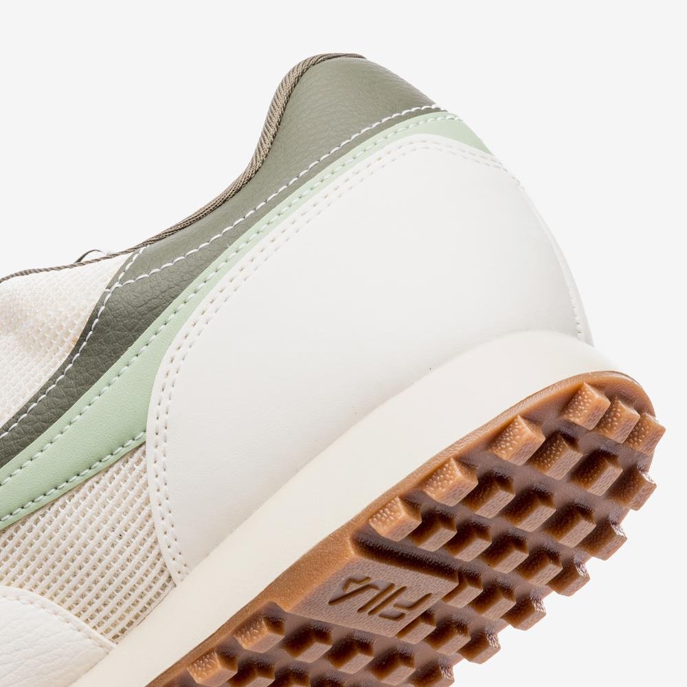 Tênis Fila Renno Classic Masculino Bege/Verde 8