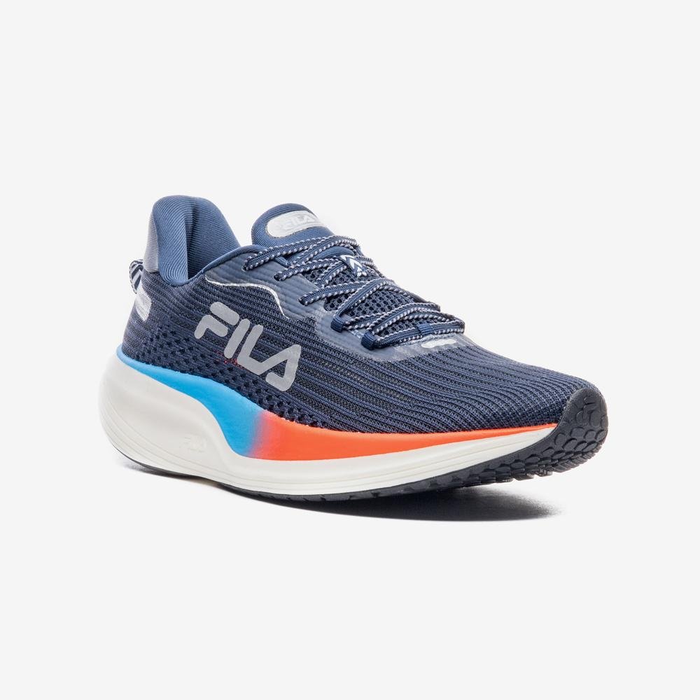 Tênis Fila Racer Speedzone Masculino Azul/Laranja 3