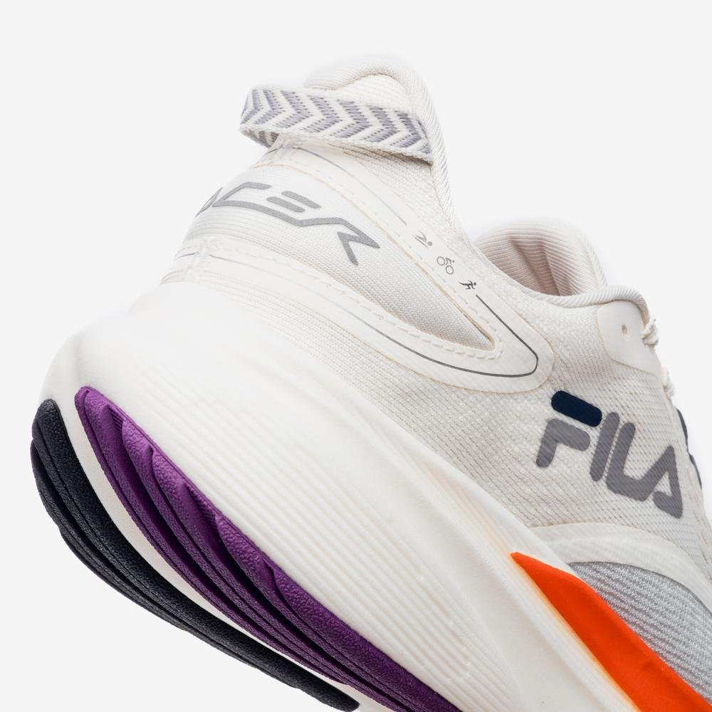 Tênis Fila Racer T2 Xtreme Feminino Branco/Laranja/Roxo 7