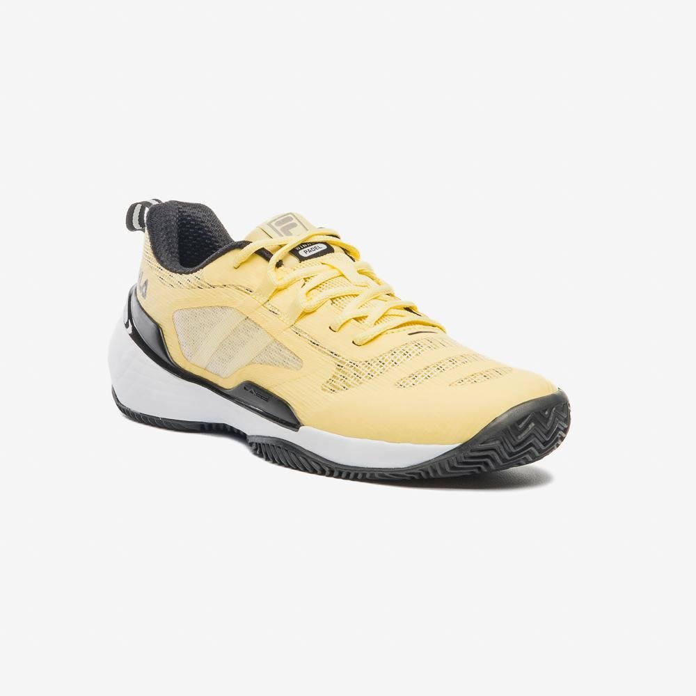 Tênis Fila Winner Clay Feminino Amarelo/Preto 3