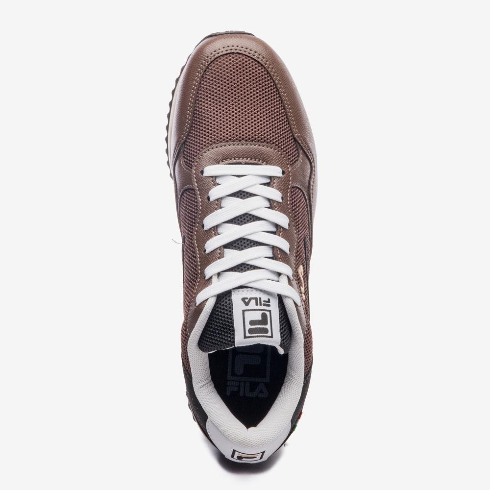 Tênis Fila Euro Jogger Sport II Masculino Marrom/Preto 4