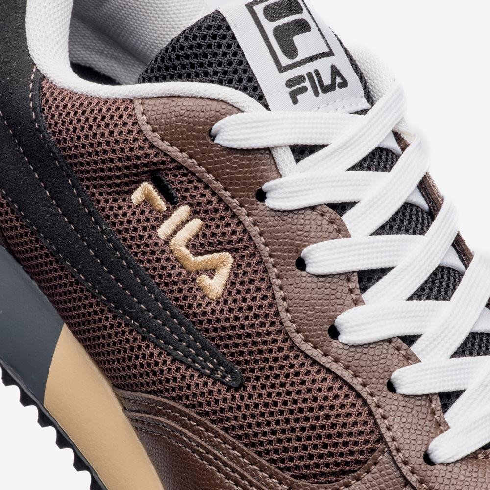 Tênis Fila Euro Jogger Sport II Masculino Marrom/Preto 7