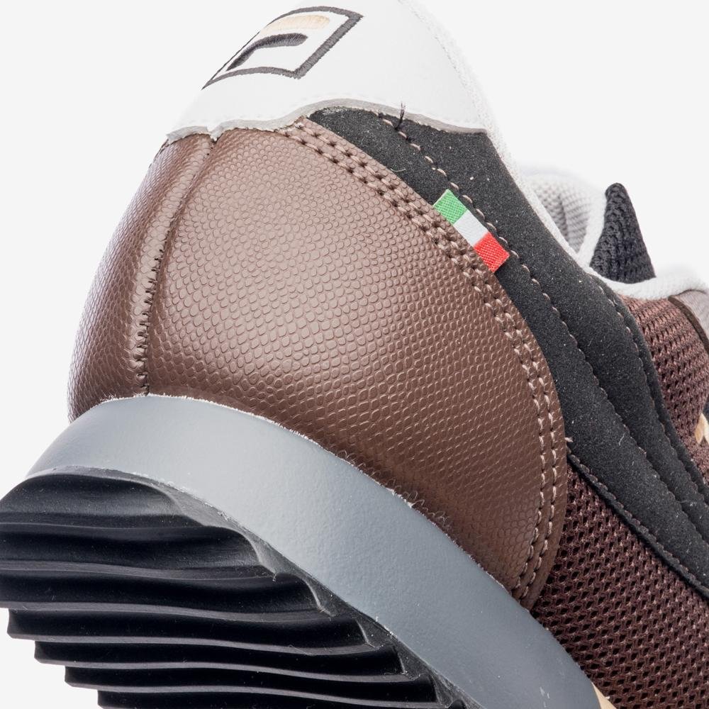 Tênis Fila Euro Jogger Sport II Masculino Marrom/Preto 8