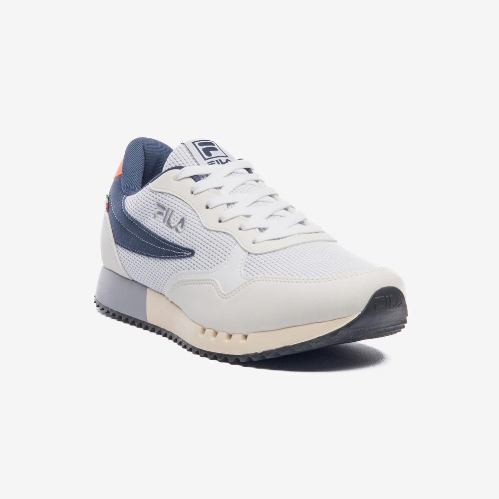 Tênis Fila Euro Jogger Sport II Masculino Branco/Azul/Laranja 3