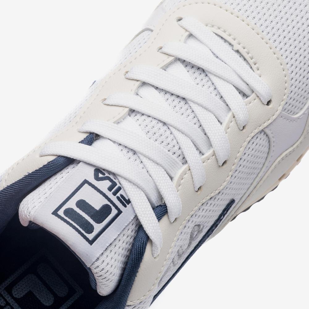 Tênis Fila Euro Jogger Sport II Masculino Branco/Azul/Laranja 7