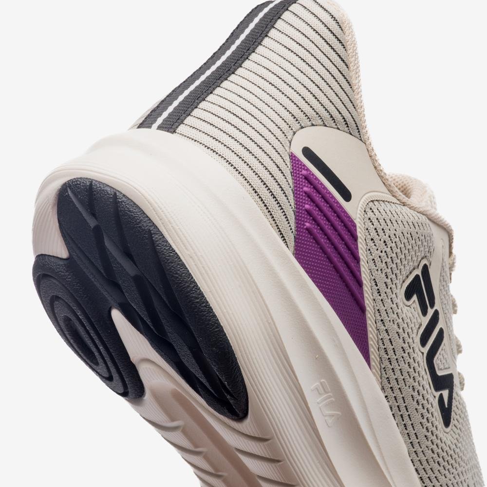 Tênis Fila Fastness Feminino Bege/Roxo 7