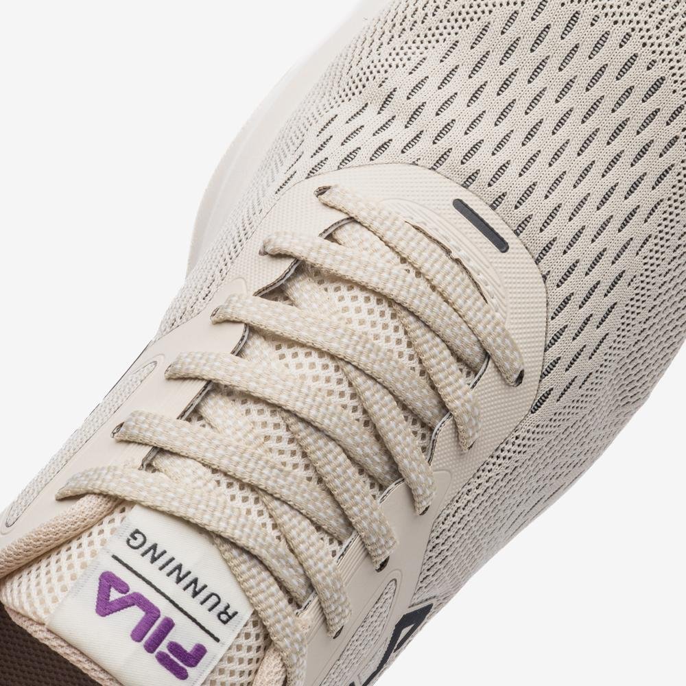 Tênis Fila Fastness Feminino Bege/Roxo 8