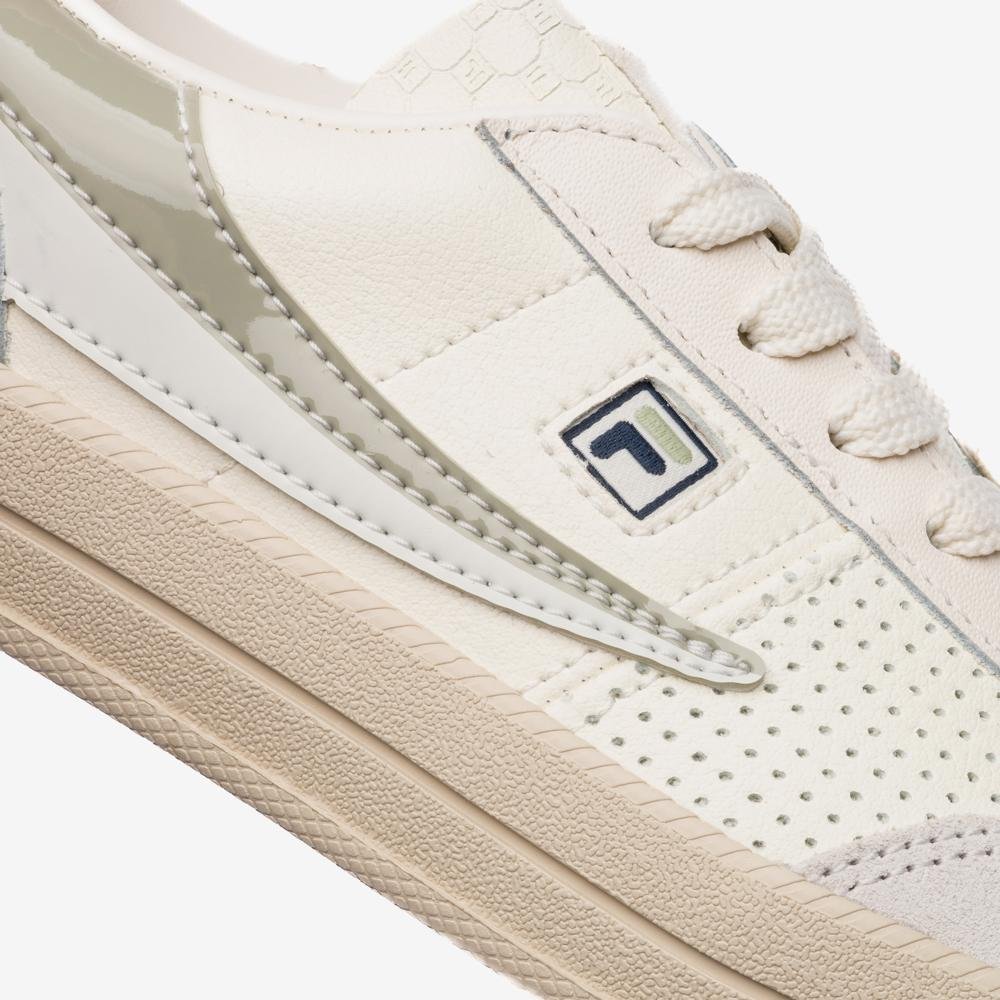 Tênis Fila Fx Court 70 Vintage Feminino Branco/Cinza/Verde 7