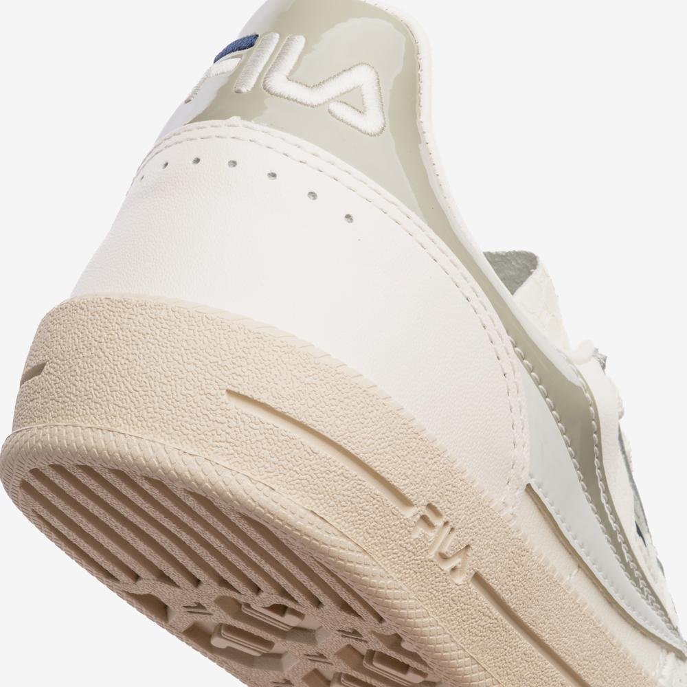 Tênis Fila Fx Court 70 Vintage Feminino Branco/Cinza/Verde 8