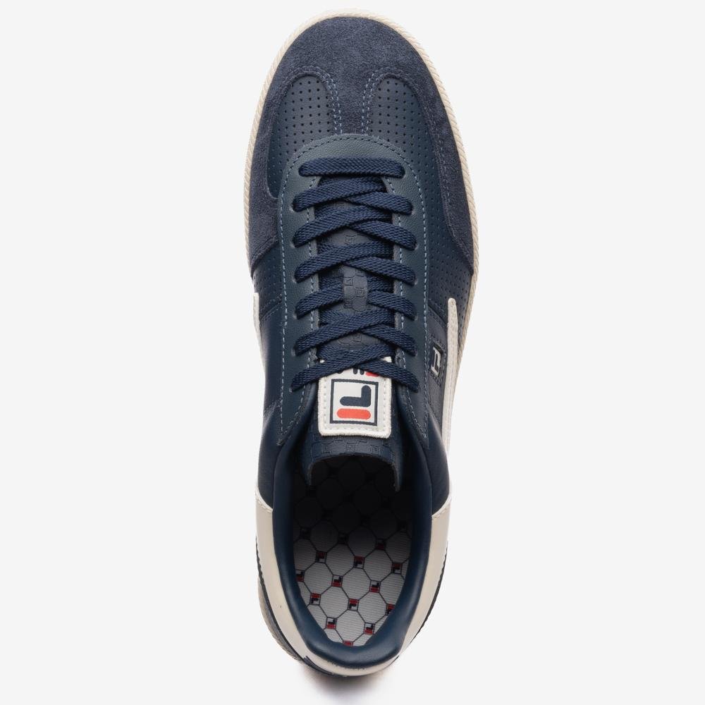 Tênis Fila Fx Court 70 Vintage Masculino Azul/Branco 4