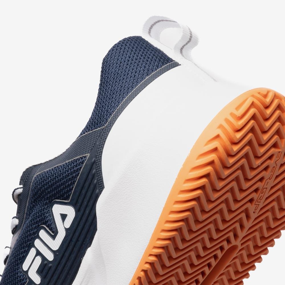 Tênis Fila Master Ace Feminino Branco/Azul/Laranja 8
