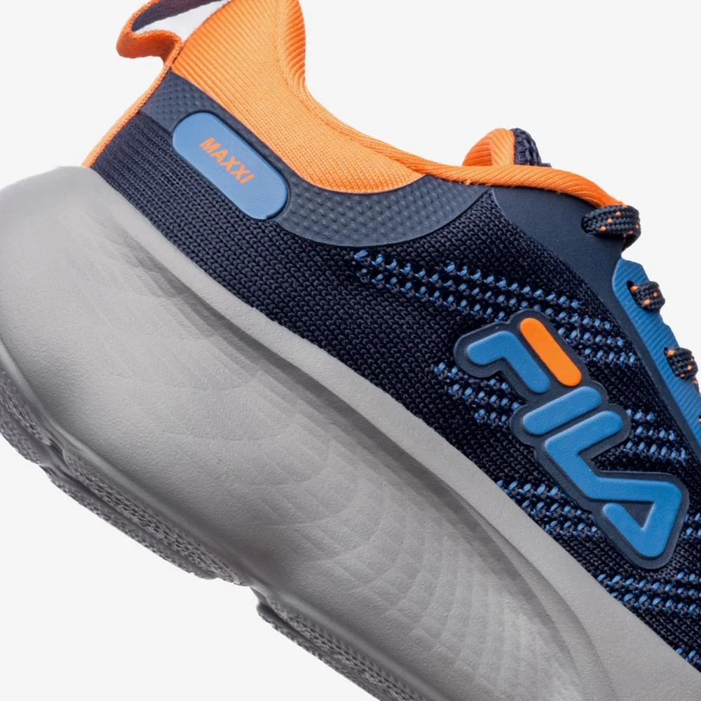 Tênis Fila Maxxi Infantil Azul/Laranja 7
