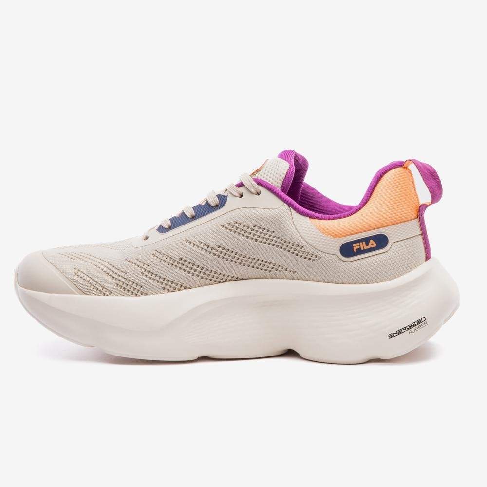 Tênis Fila Maxxi Lite Feminino Bege/Laranja/Azul 2