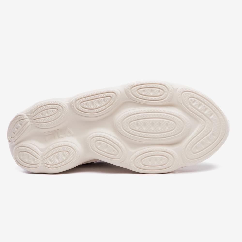 Tênis Fila Maxxi Lite Feminino Bege/Laranja/Azul 5