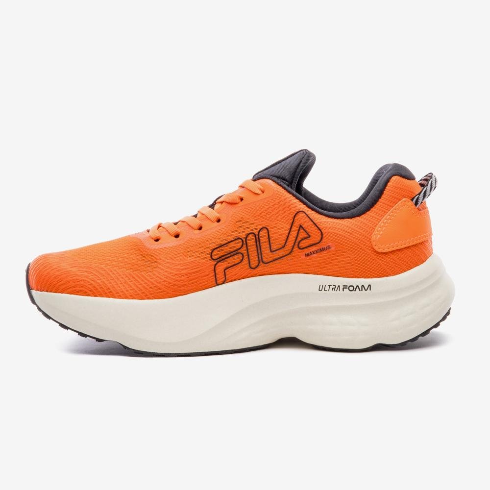 Tênis Fila Maxximus Masculino Laranja/Preto 2