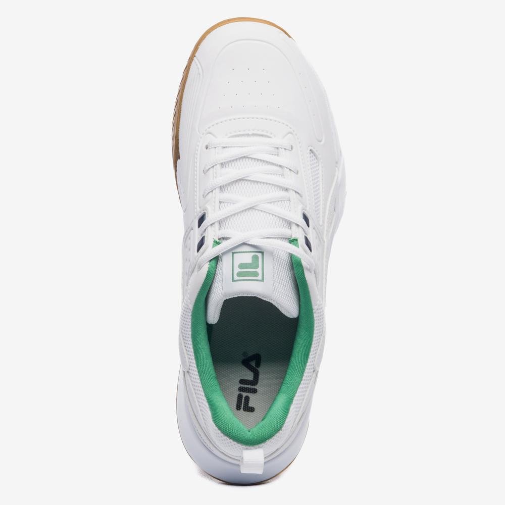 Tênis Fila Precision Masculino Branco/Verde 4
