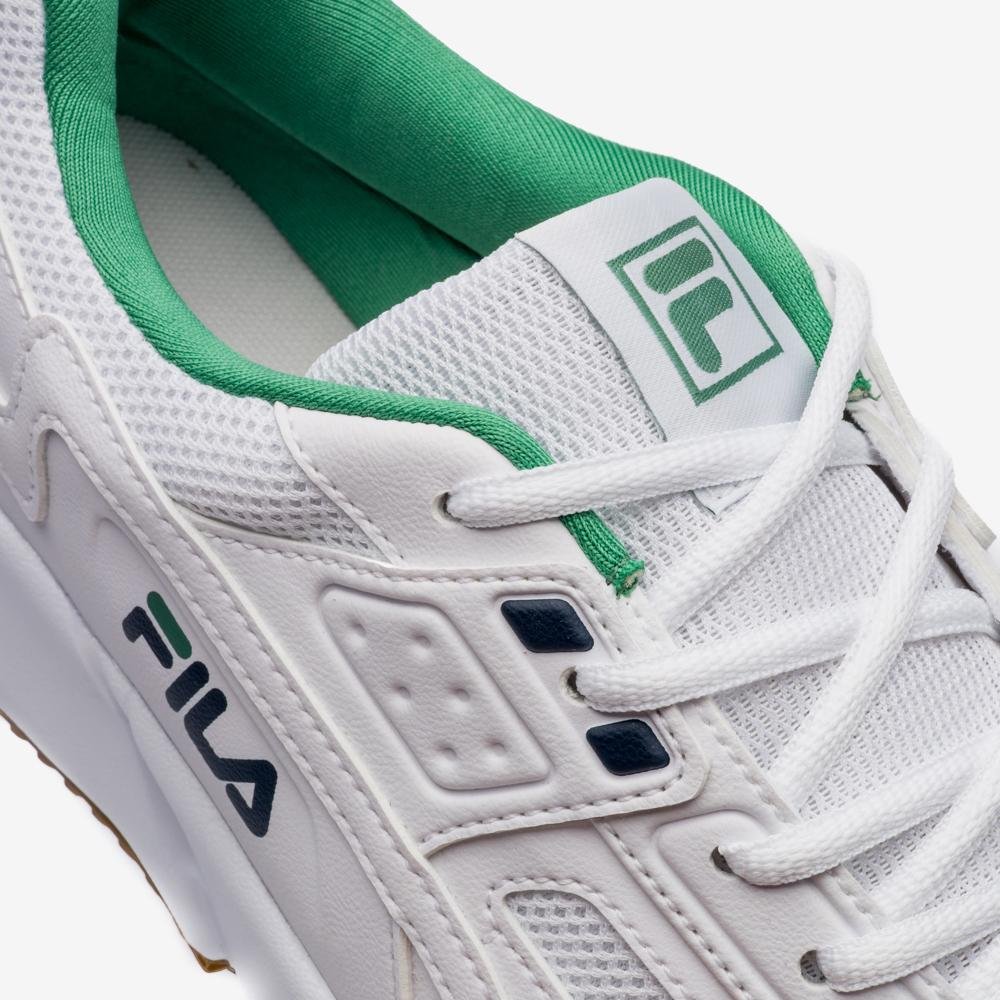 Tênis Fila Precision Masculino Branco/Verde 7