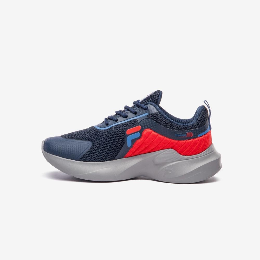 Tênis Fila Progress Infantil Azul/Vermelho 2