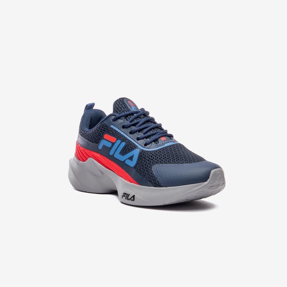 Tênis Fila Progress Infantil Azul/Vermelho 3