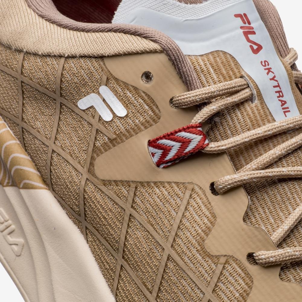 Tênis Fila Racer Skytrail Masculino Bege 9