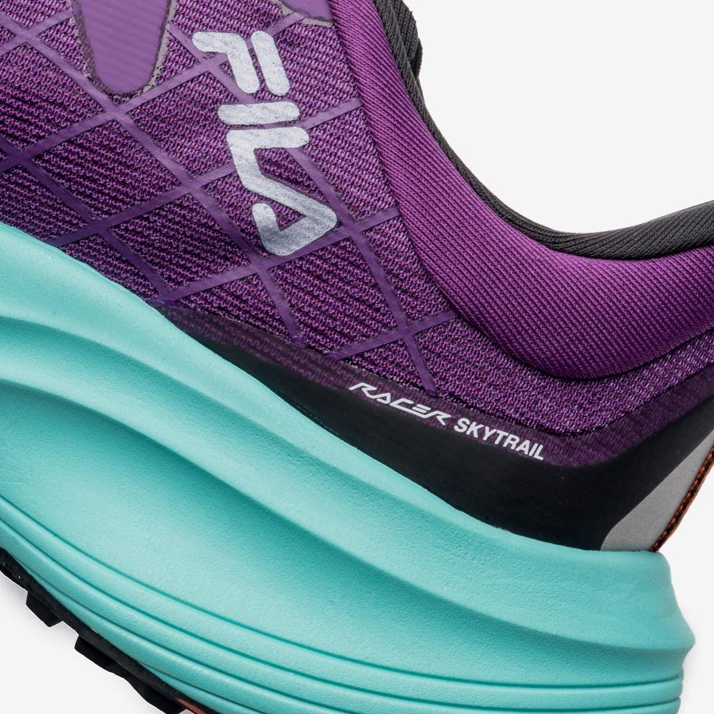 Tênis Fila Racer Skytrail Masculino Roxo/Verde 9